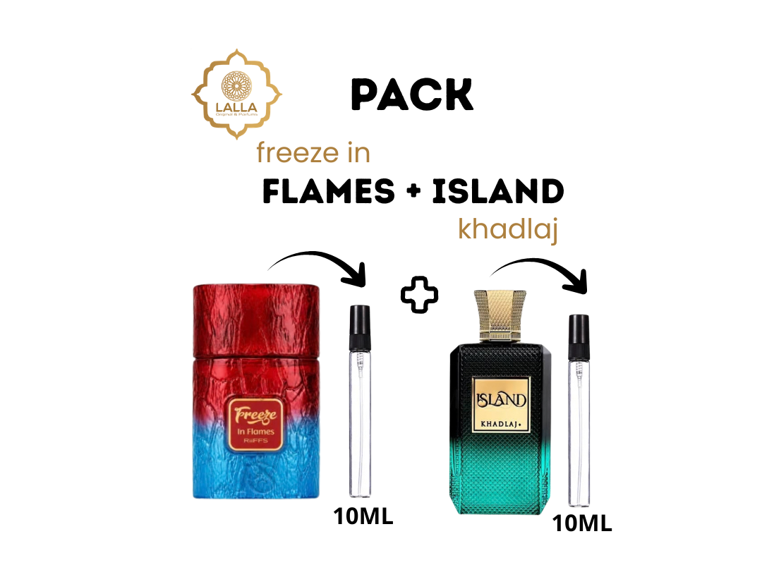 Pack Décantés – Freeze In Flames Riiffs 10ml + Island Khadlaj 10ml